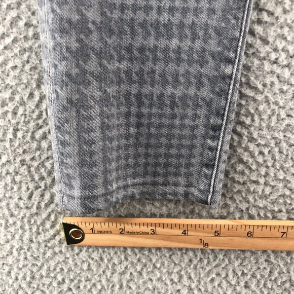 AG Adriano Goldschmied Jeans Womens 29 Gray Houndstooth Leggings Ankle Skinny - Picture 13 of 14